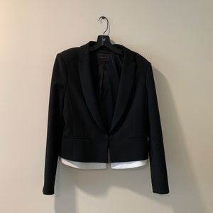 BCBG MaxAzaria Black/ White Blazer Size Large